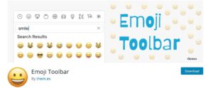 Emoji toolbar