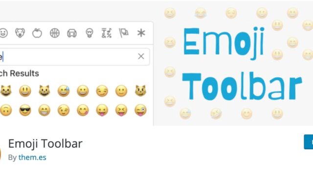 Emoji toolbar